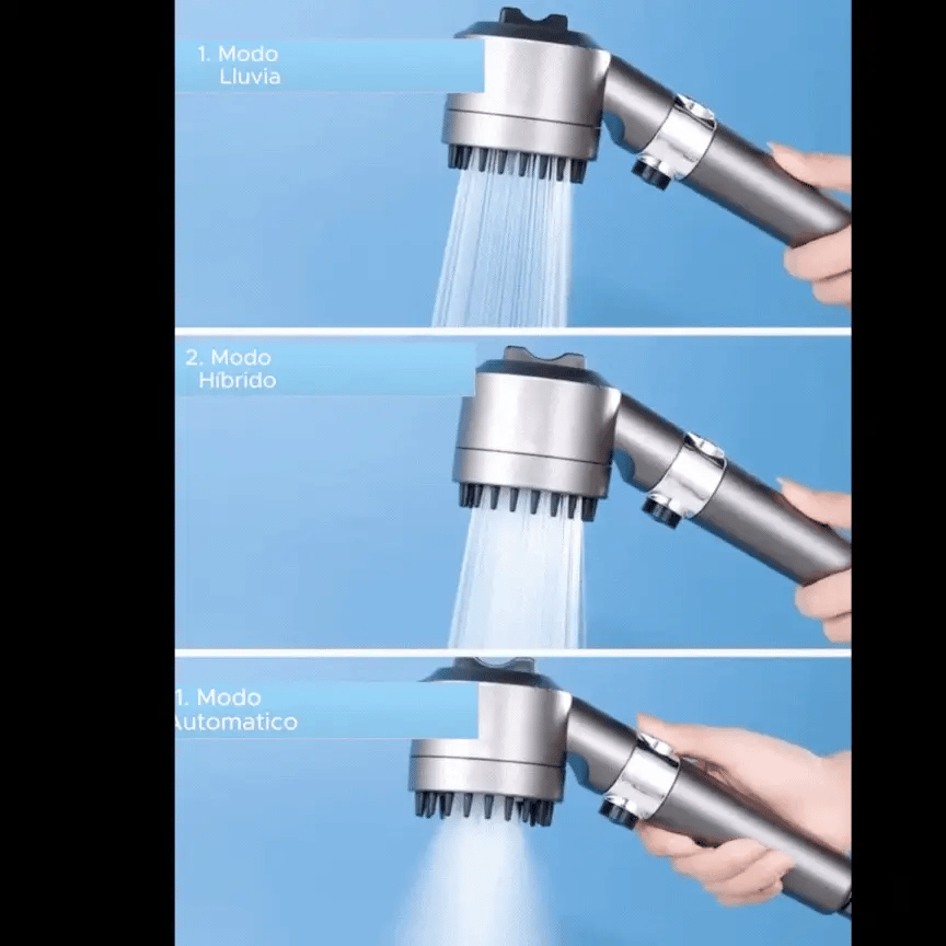 HYDROJET PURE® - CABEZAL DE DUCHA 3 MODOS 💦🚿