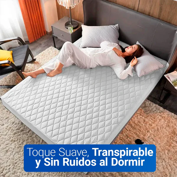 Protector De Colchón Antifluido + Obsequio 🎁