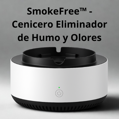 SmokeFree™ Cenicero Eliminador de Humo y Olores + ¡OBSEQUIO ESPECIAL! 🎁