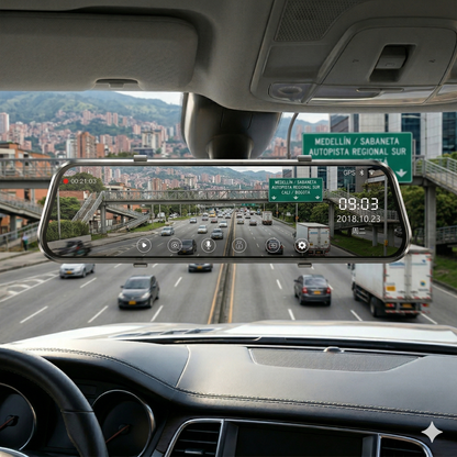 ESPEJO RETROVISOR DOBLE CAMARA + ¡OBSEQUIO ESPECIAL! 🎁