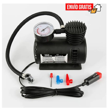 Mini Compresor Para Carro 12V + + ¡OBSEQUIO ESPECIAL! 🎁