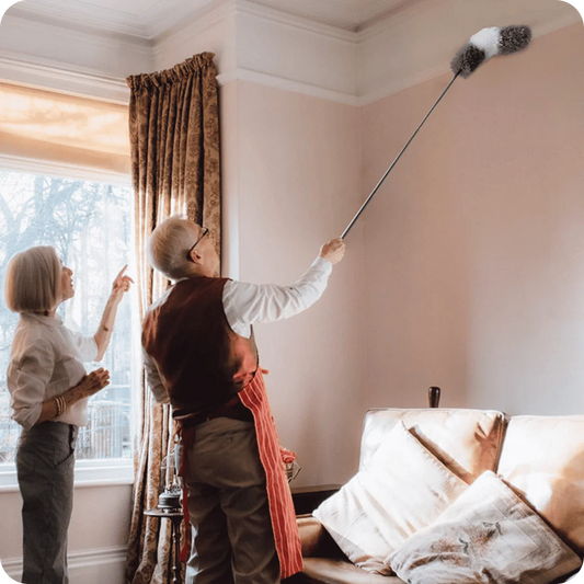 Plumero Extensible MicroFibra + ¡Manual de Limpieza en Casa! 🎁